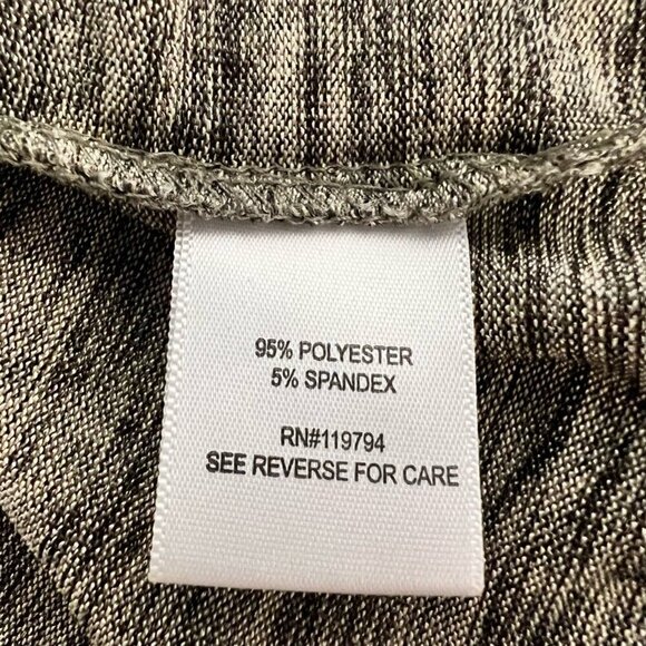 One World Womens Tunic Sweater Multicolor Heathered Stretch Long Sleeve Large - Picture 9 of 10